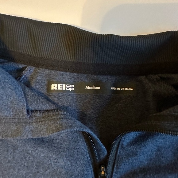 REI Blue Lightweight Quarter Zip Jacket - Picture 2 of 7
